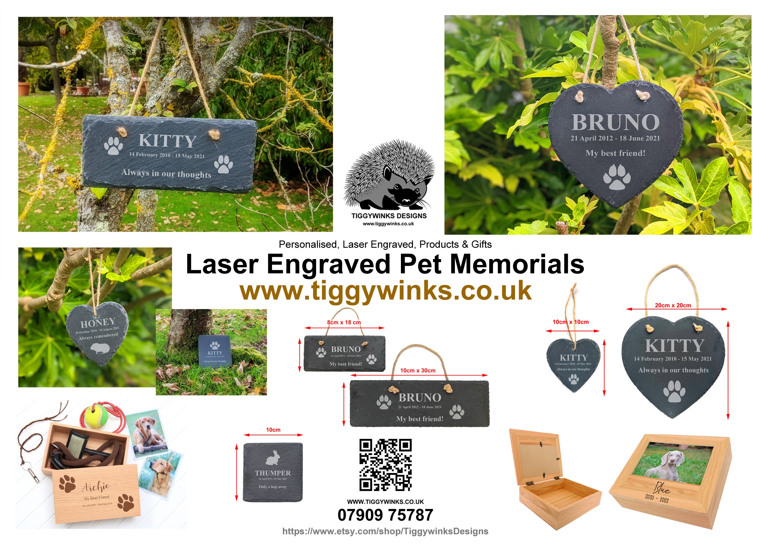 Personalised Pet Memorials & Grave Markers.