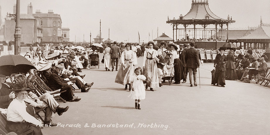 Centenary Images. A collection of sepia photographs of Worthing from the turn of the Century. Circa. 1900.